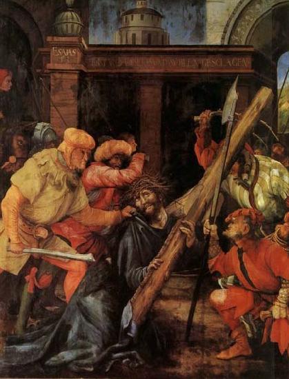 Grunewald, Matthias Carrying the Cross oil painting image